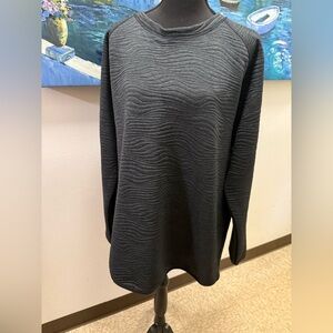 Nike Black Textured Men's Sweater